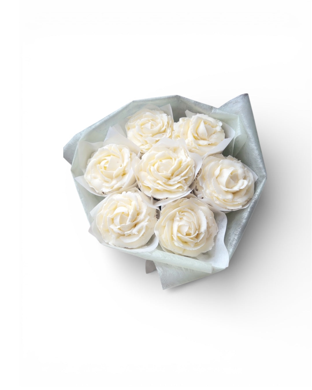 Bouquet de cupcakes fleurs – Mariage