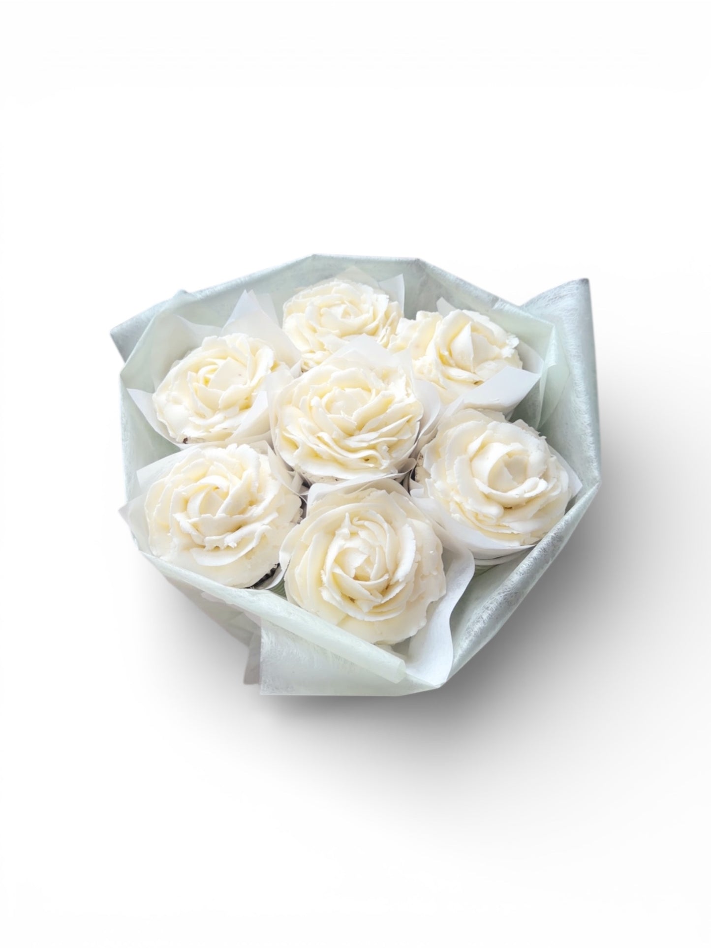 Bouquet de cupcakes fleurs – Mariage
